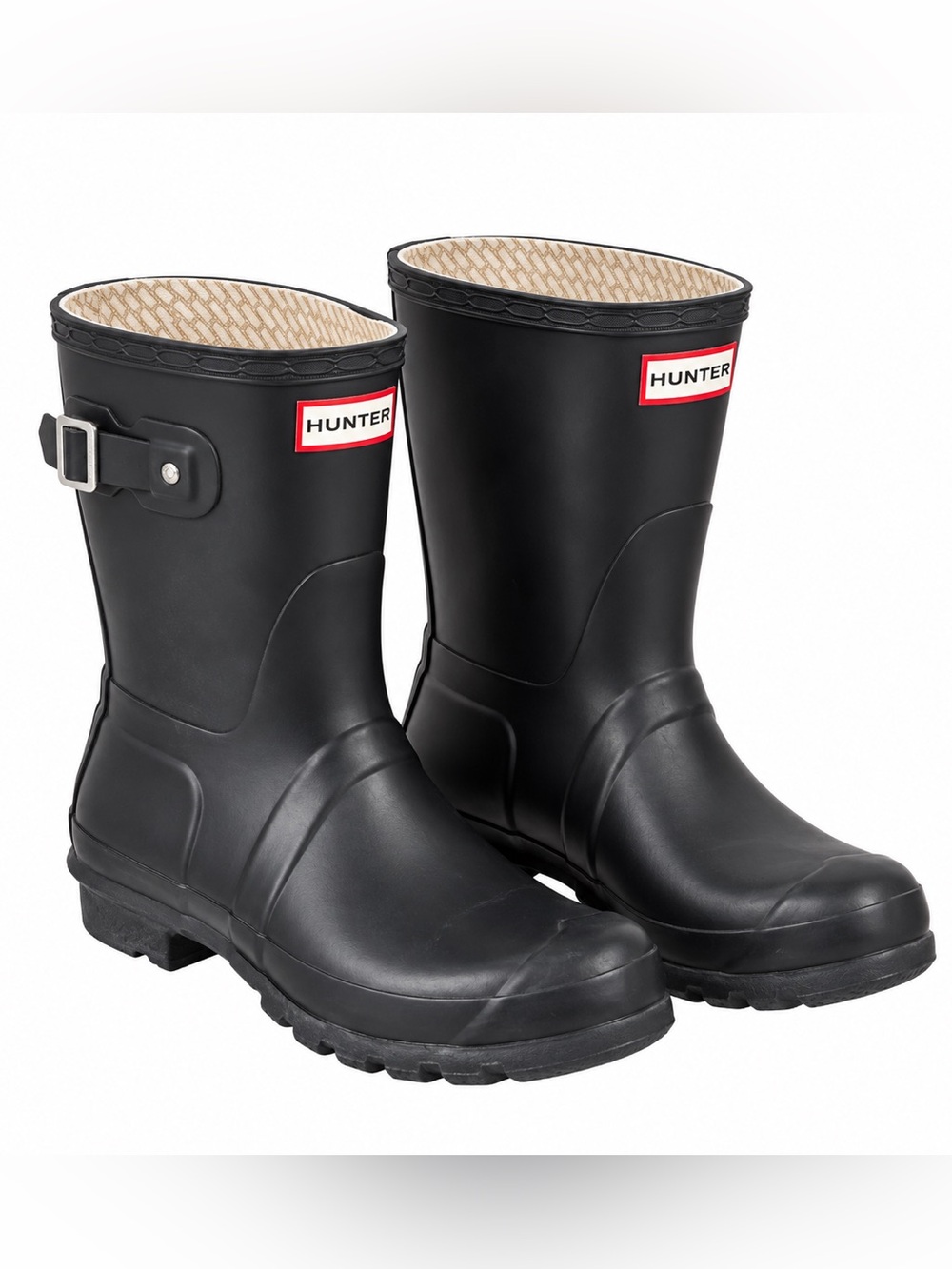 Hunter Original Short Black Rain Boots Men’s 9 / Women’s 10